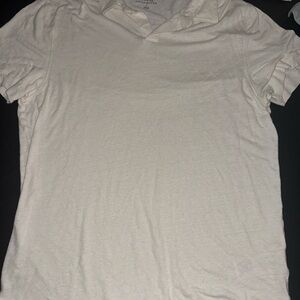 Abercrombie & Fitch White Short Sleeve Tee